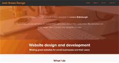 Desktop Screenshot of joshgreendesign.com